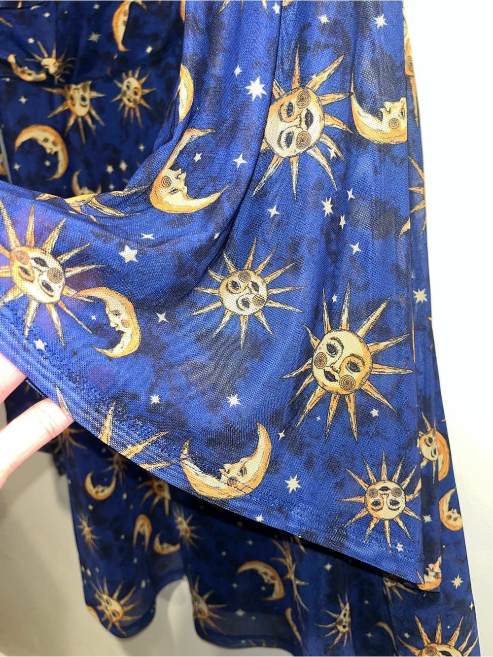 COSMIC AURA HOT TOPIC Celestial print mesh dress - Picture 8 of 10